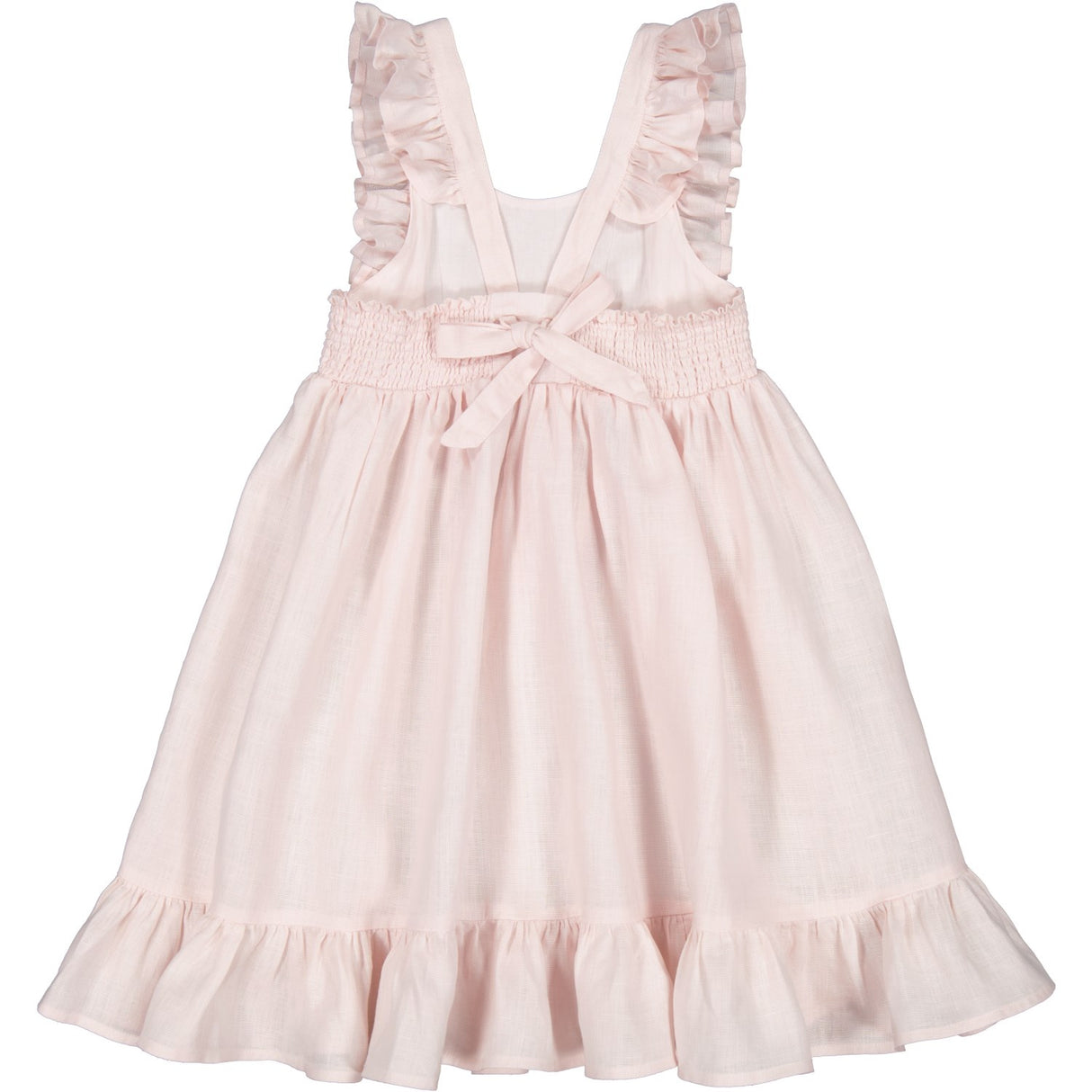 MarMar Linen Mauve Rose Danita Frill Dress