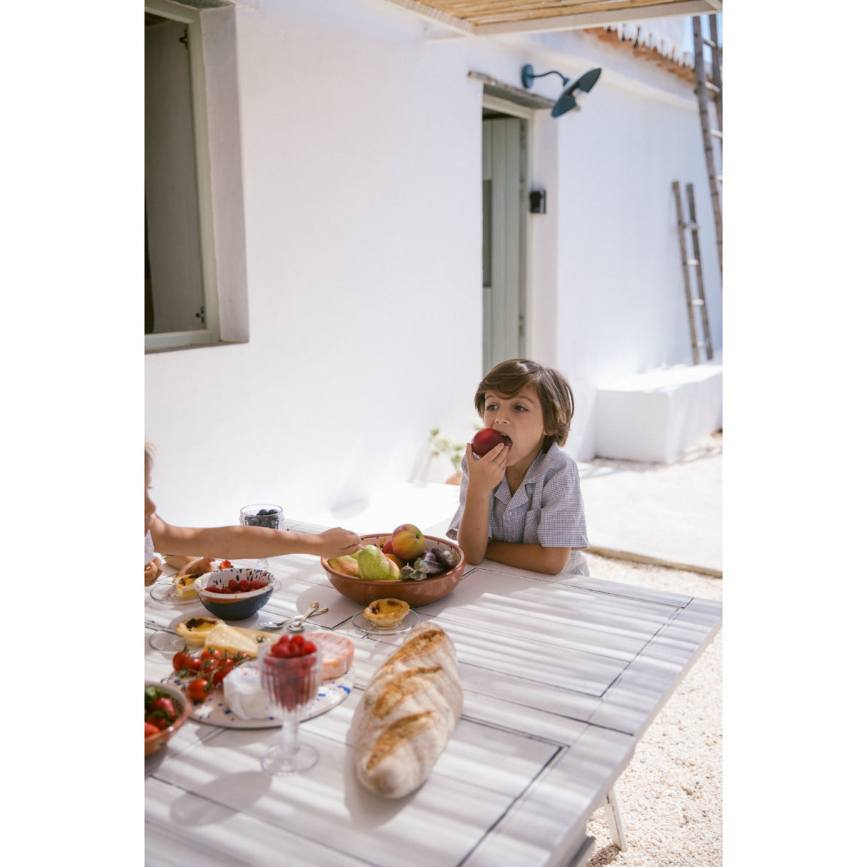 MarMar Linen Mini Check Tage Shirt