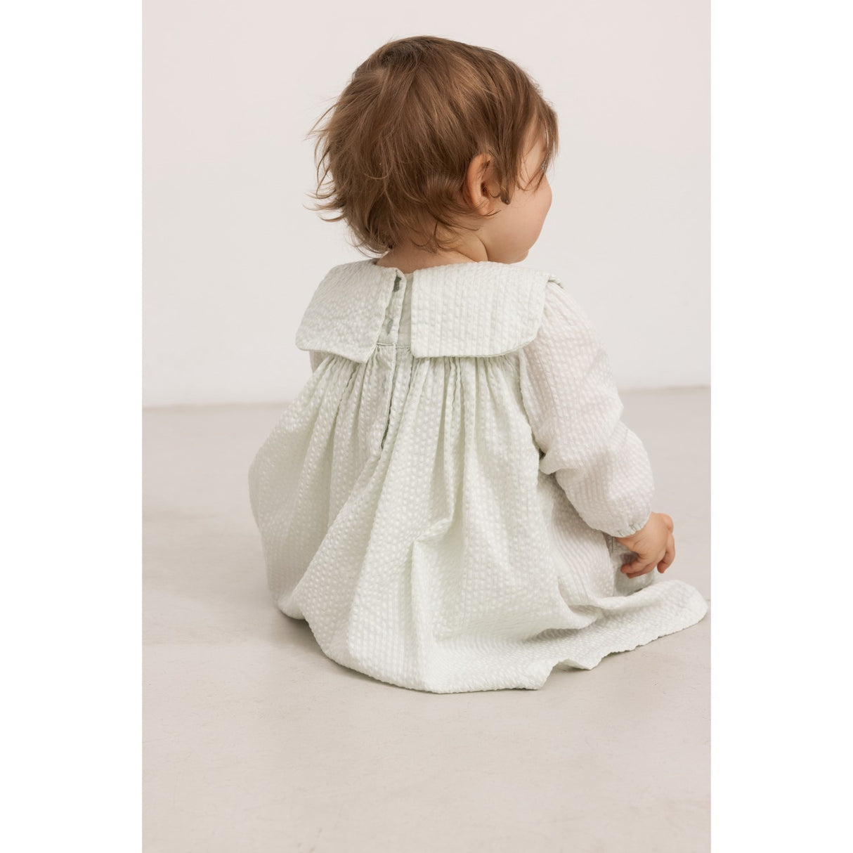 MarMar Cotton Seersucker Mint Chalk Dulle Dress