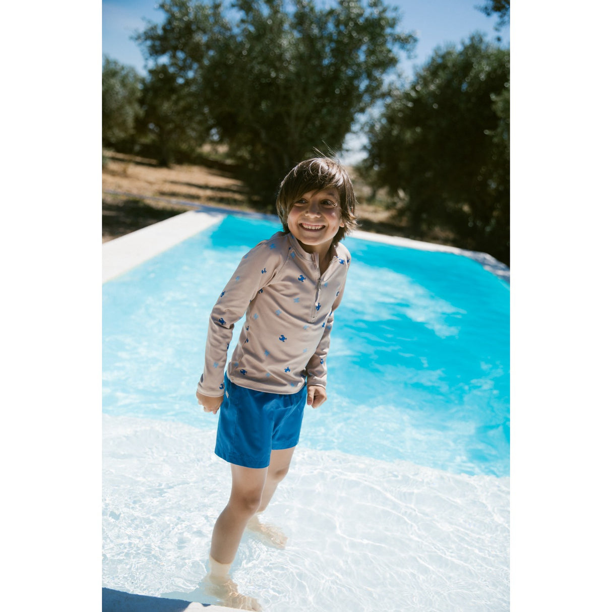 MarMar Swim Print Crab Swian Blouse