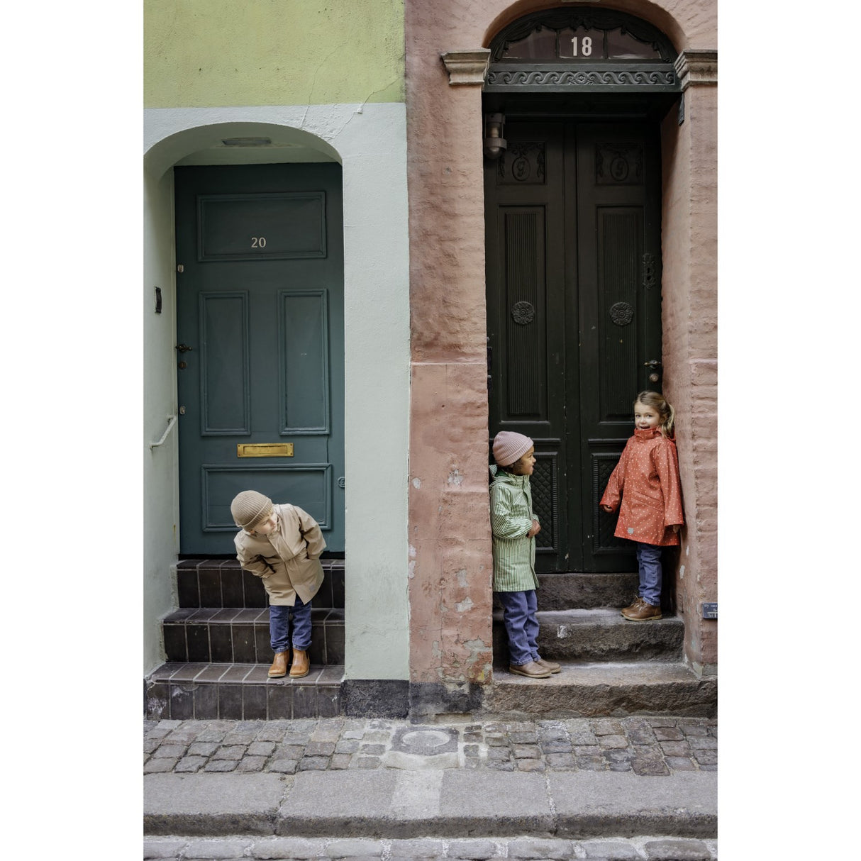 MarMar Rainwear Green Stripes October Jacket Outerwear