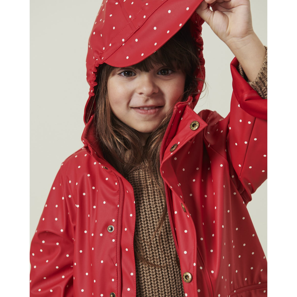 MarMar Rainwear Red Dew Dot October Jacket Outerwear