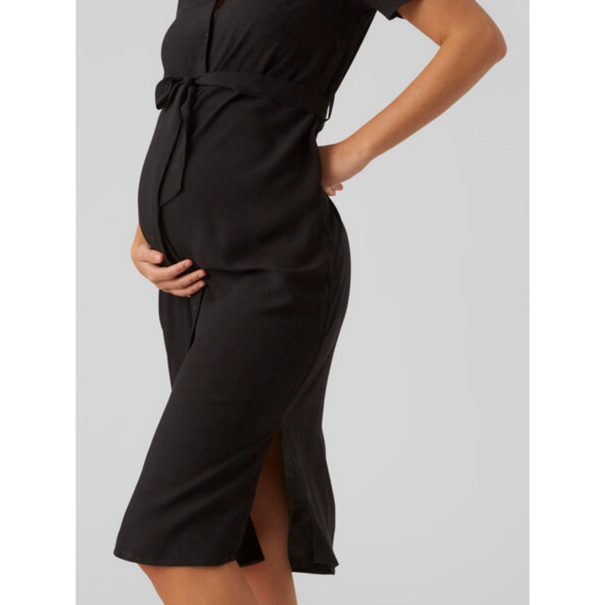 Vero Moda Maternity Black Vica Shirt Dress Noos