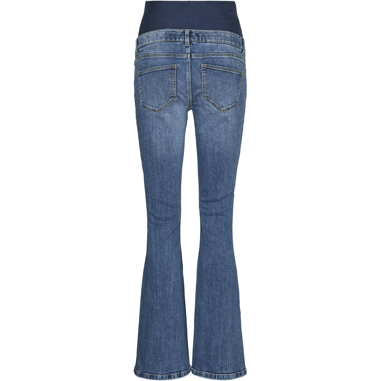 Vero Moda Maternity Medium Blue Denim Sigi Flared Denim Jeans Noos