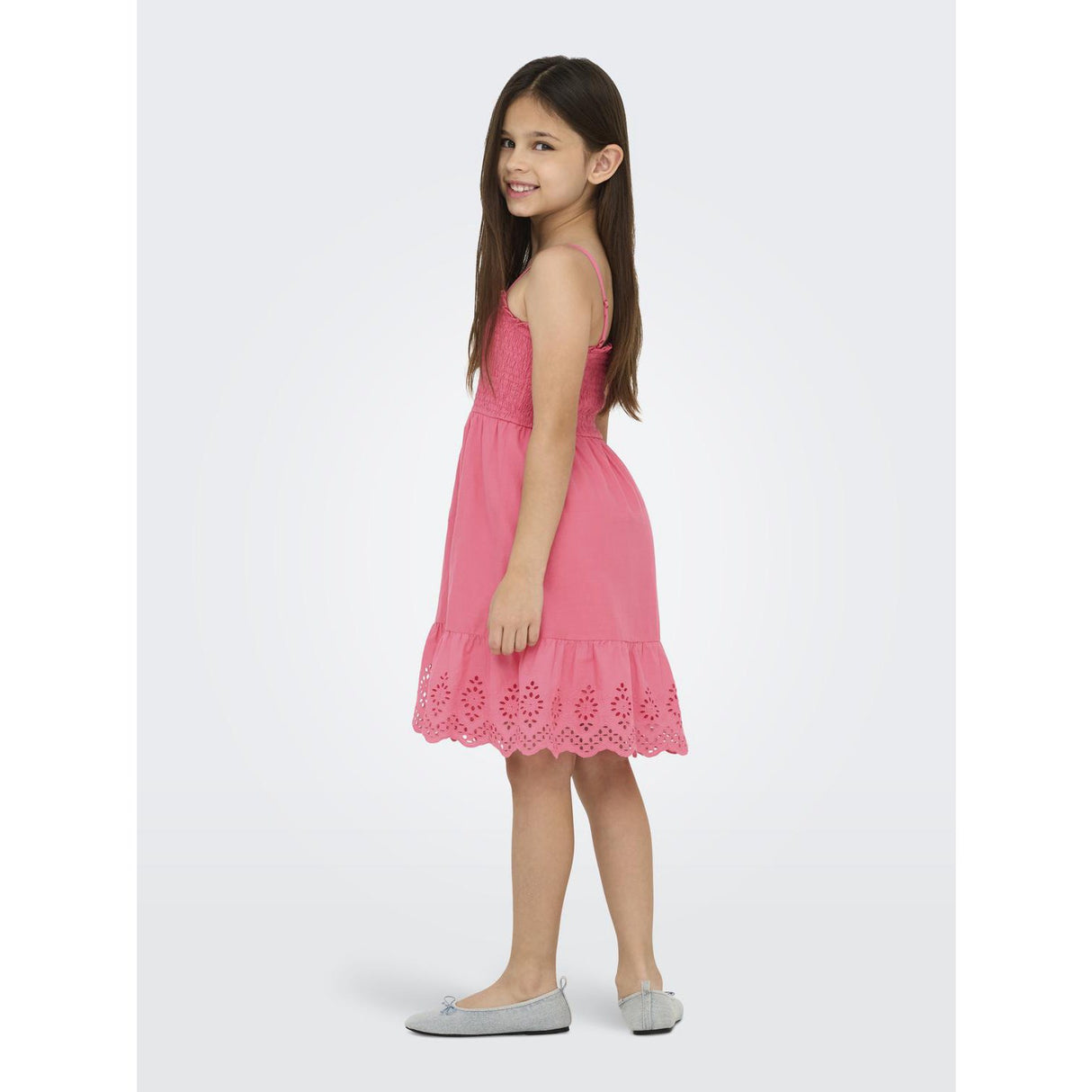 kids ONLY Camellia Rose Lou Life Embroidery Smock Dress