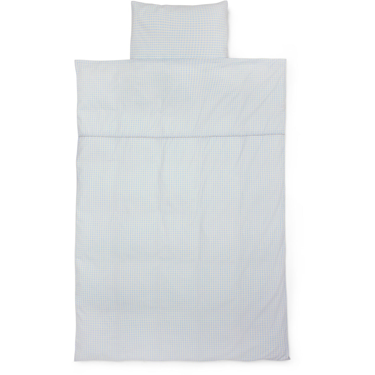 Lalaby Blue Gingham Classic Bedding