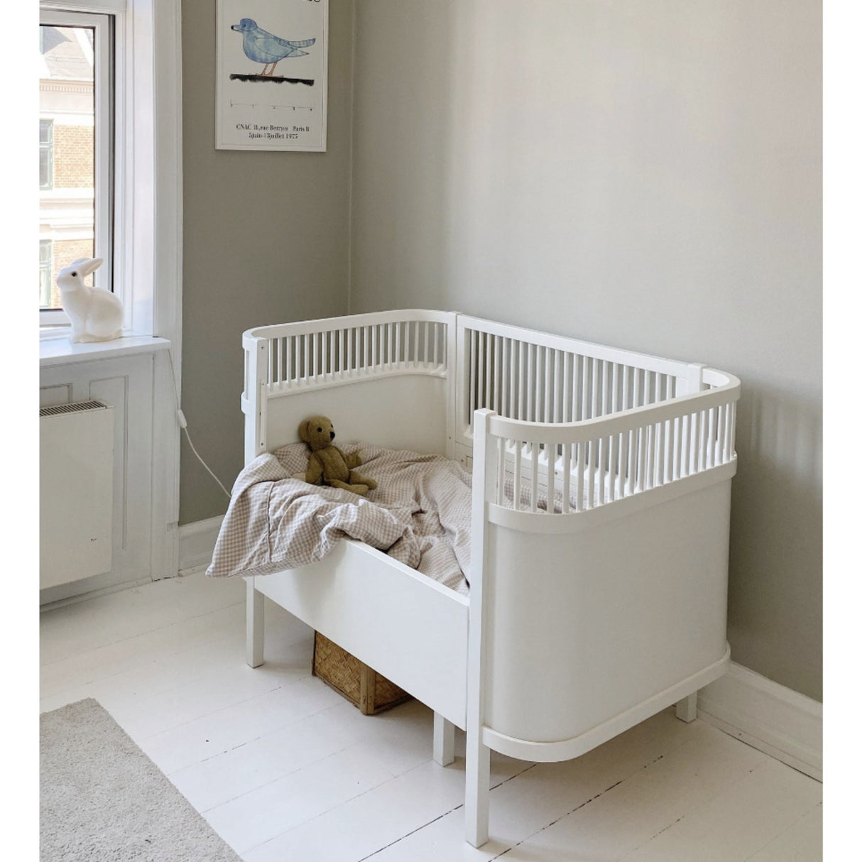 Lalaby Beige Gingham Classic Bedding