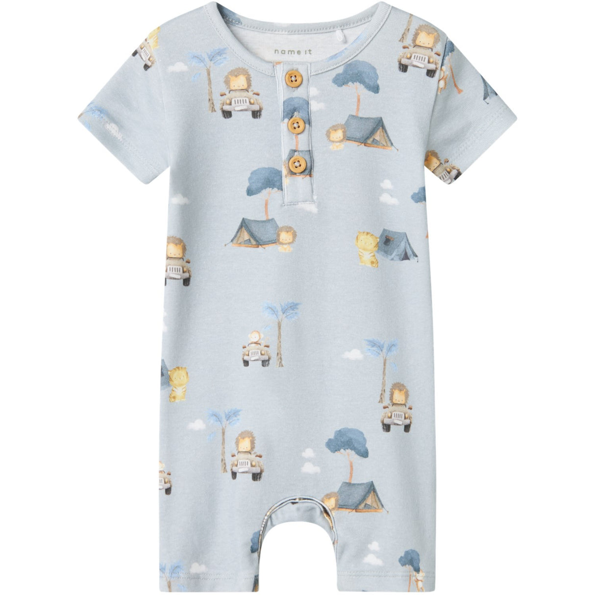 Name It Pearl Blue Help Onesie
