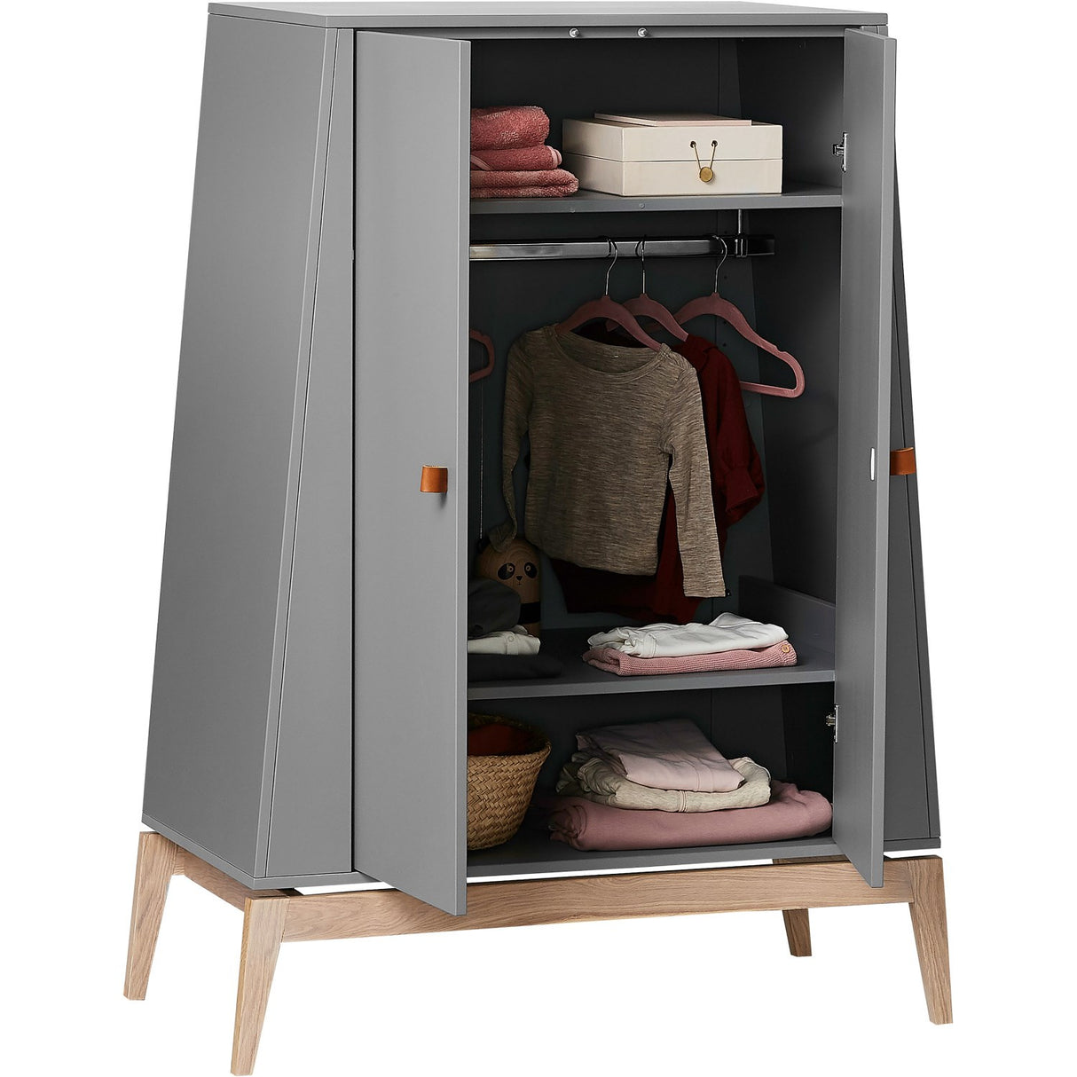 Leander Grey Luna™ Wardrobe Small