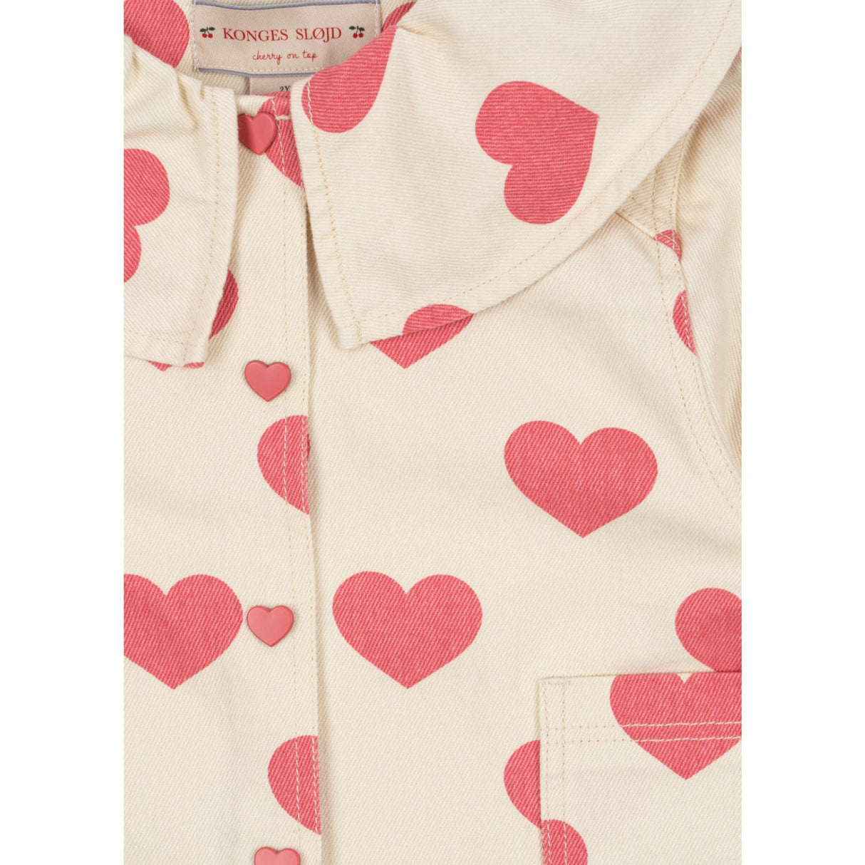 Konges Sløjd Bon Coeur Pink Magot Collar Jacket GOTS
