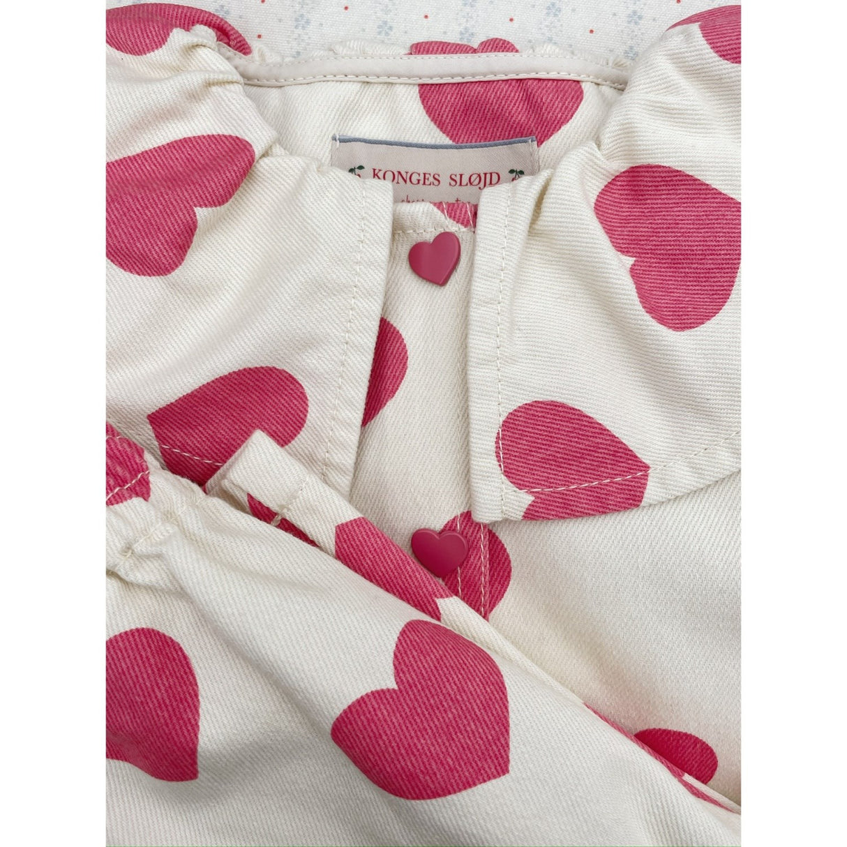 Konges Sløjd Bon Coeur Pink Magot Frill Pants GOTS