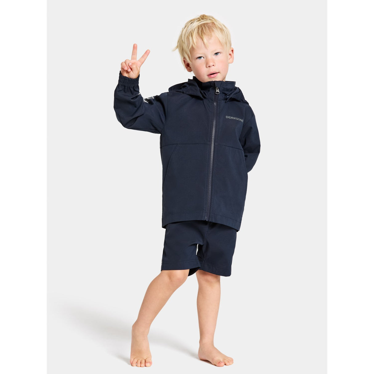 Didriksons Navy Hallon Kids Jacket