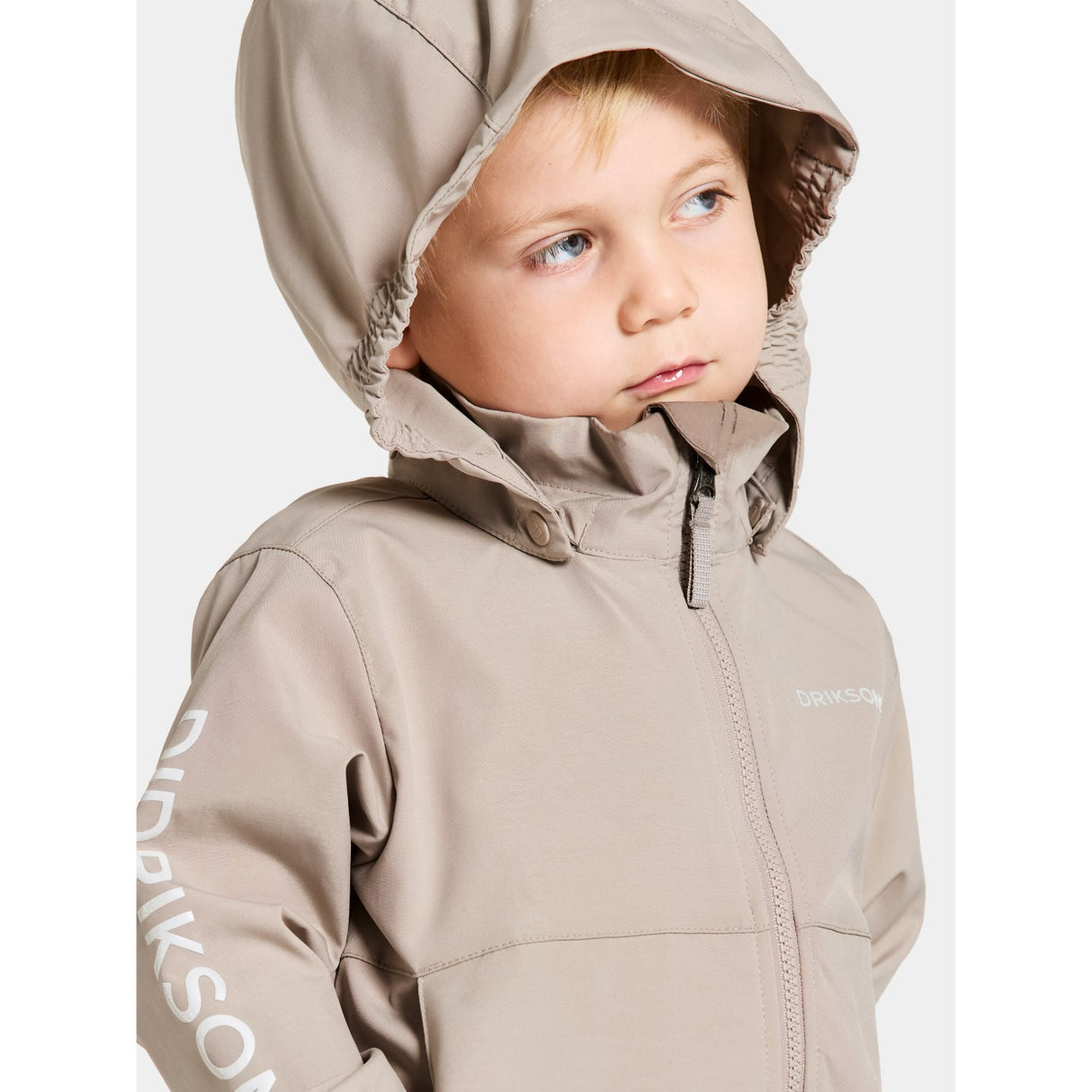 Didriksons Beach Beige Hallon Kids Jacket