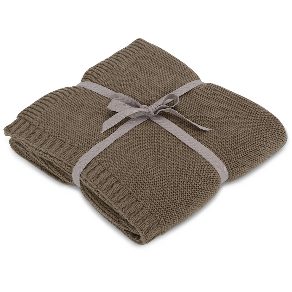 Vanilla COPENHAGEN Wood Knitted Blanket