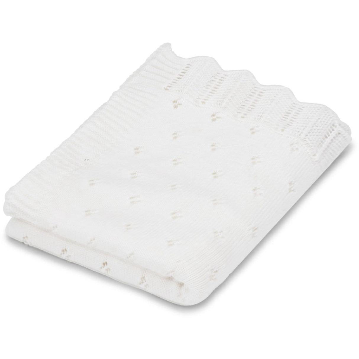 Vanilla COPENHAGEN Milk Knitted Blanket Baby