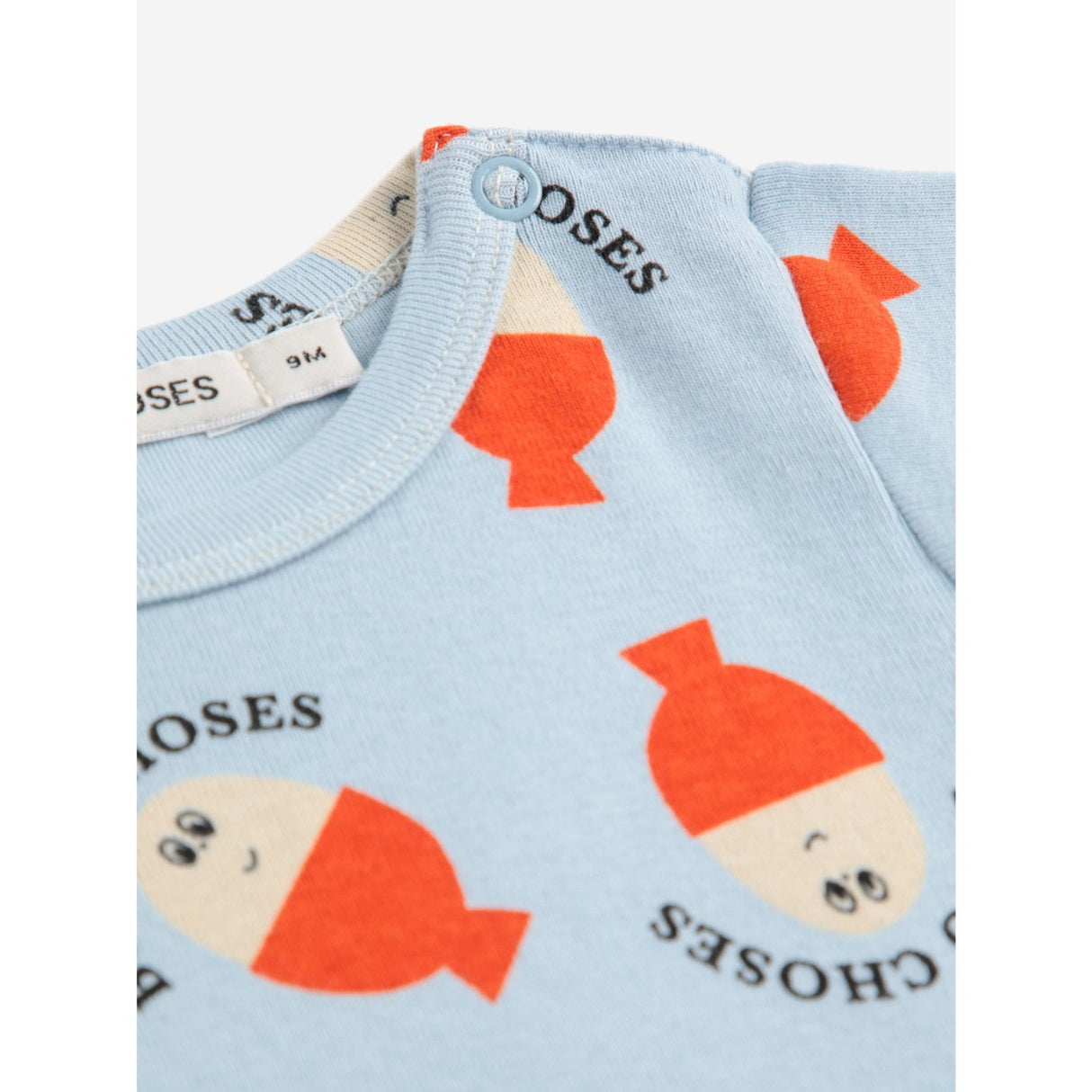 Bobo Choses Light Blue Morning Egg All Over Body