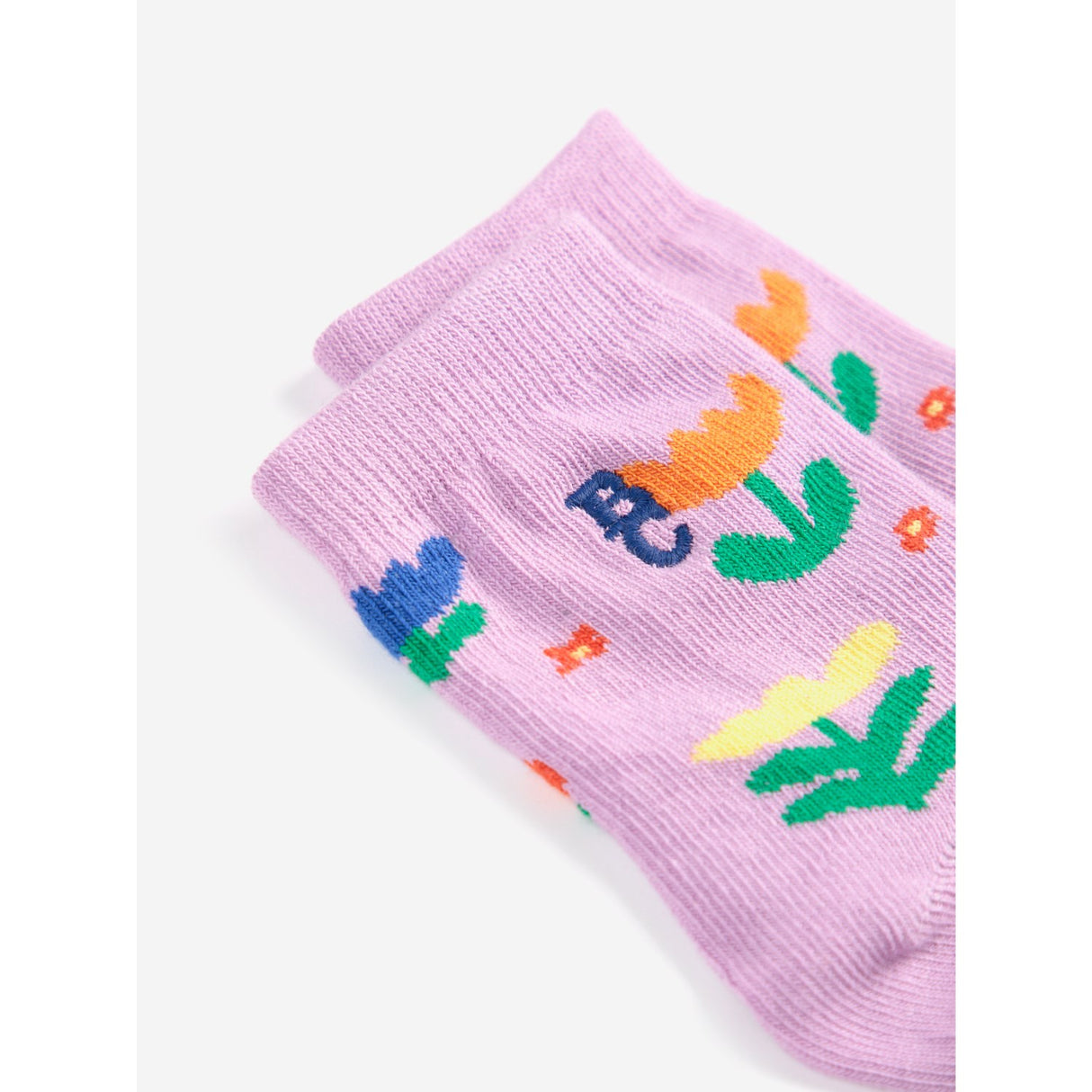 Bobo Choses Lavender Garden Party All Over Short Socks