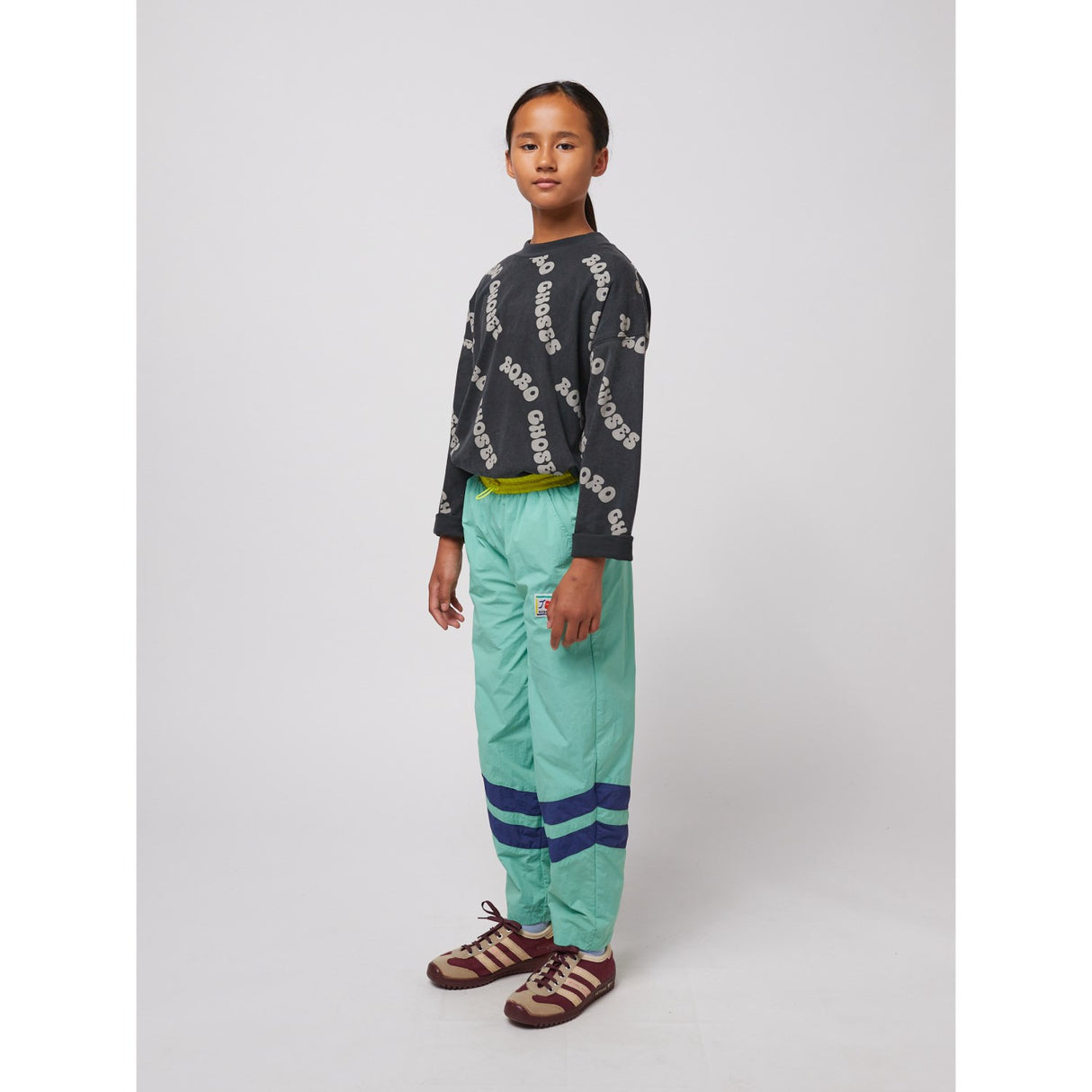 Bobo Choses Multicolor Smiling Color Block Tracksuit Pants