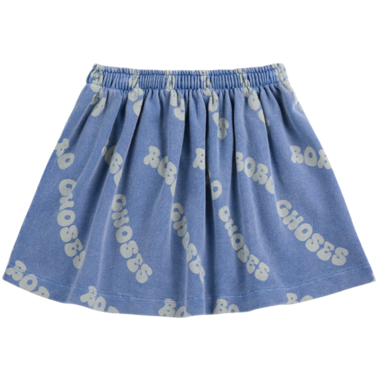Bobo Choses Blue Wavy Bobo Choses All Over Waffle Skirt