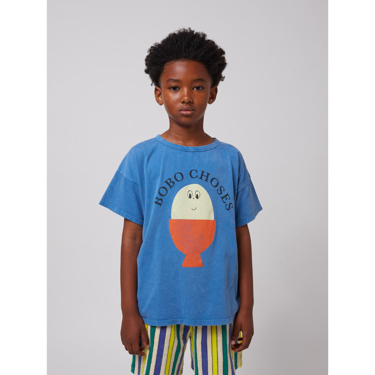 Bobo Choses Light Blue Morning Egg T-Shirt