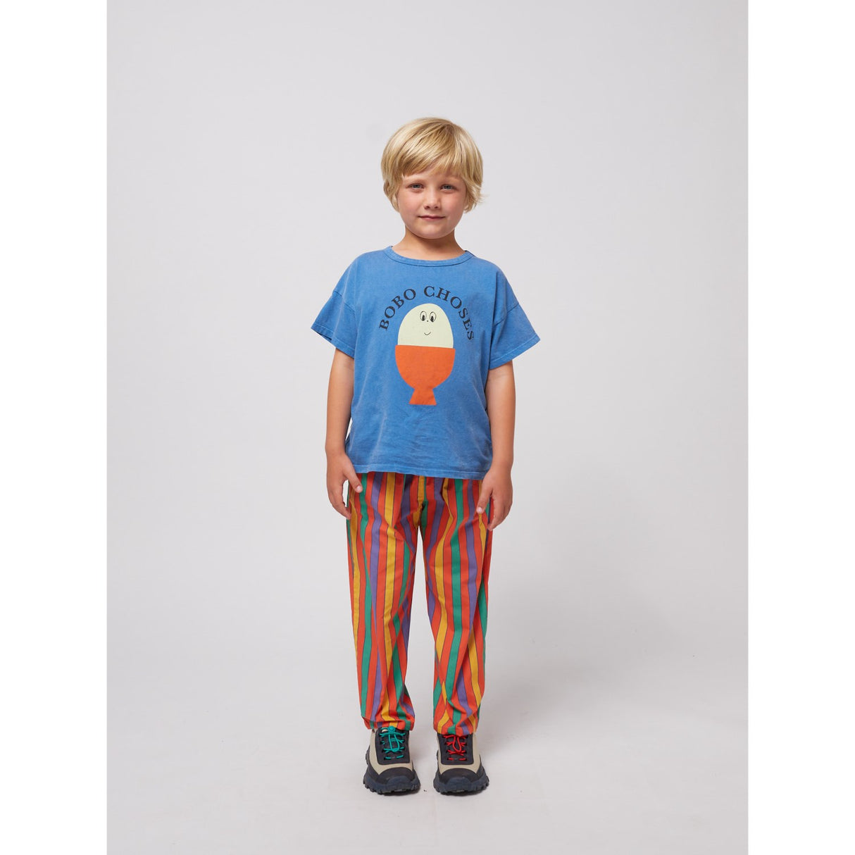 Bobo Choses Light Blue Morning Egg T-Shirt