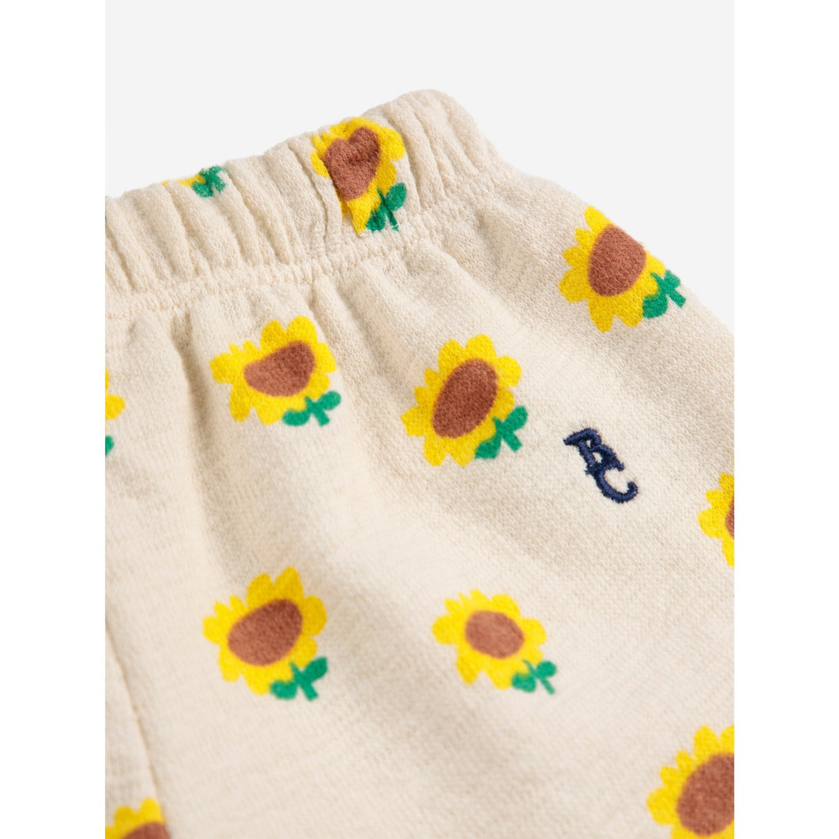 Bobo Choses Beige Sunflower All Over Jogging Pants