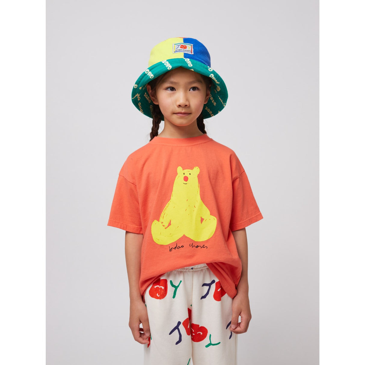 Bobo Choses Red Hug Me Bear T-Shirt