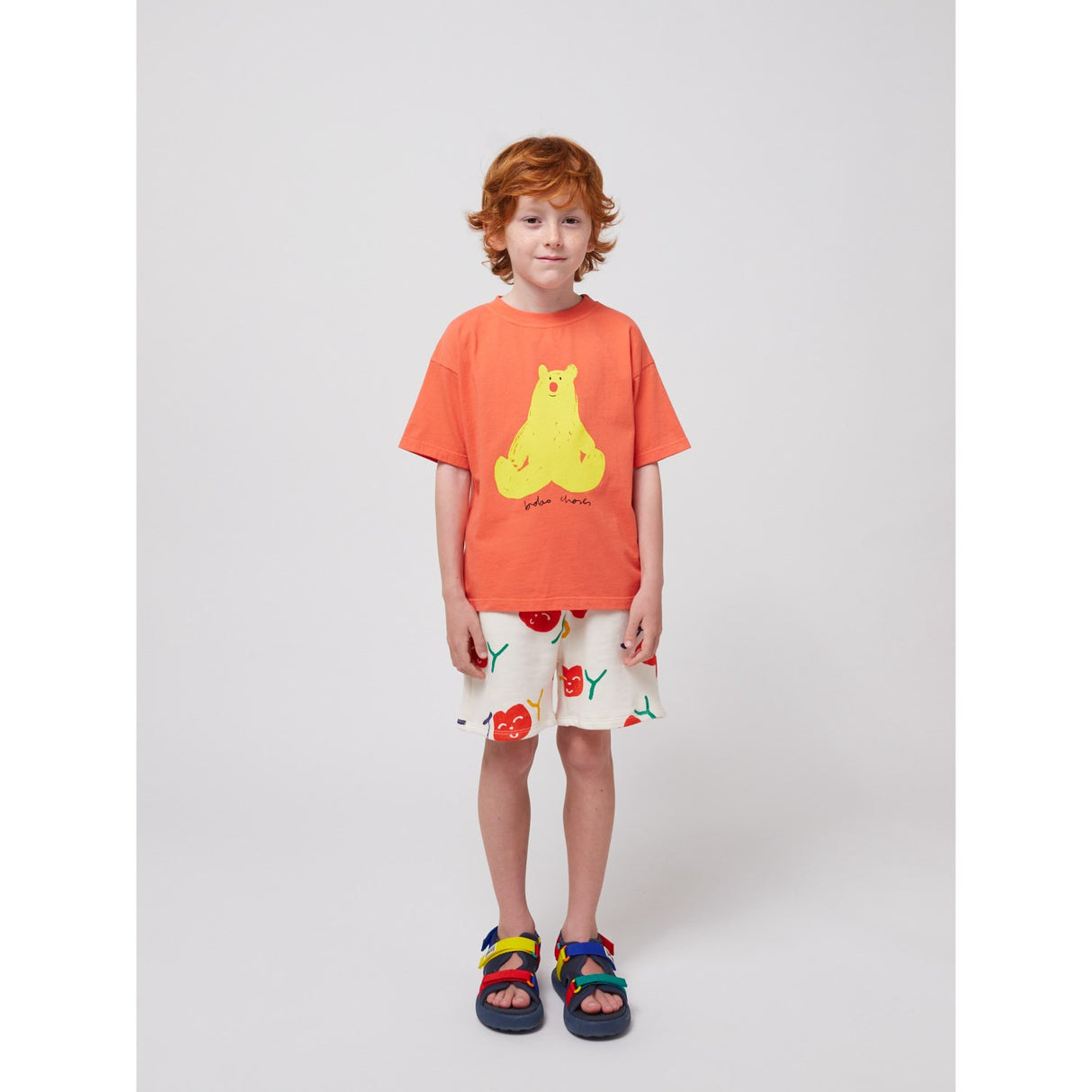Bobo Choses Red Hug Me Bear T-Shirt