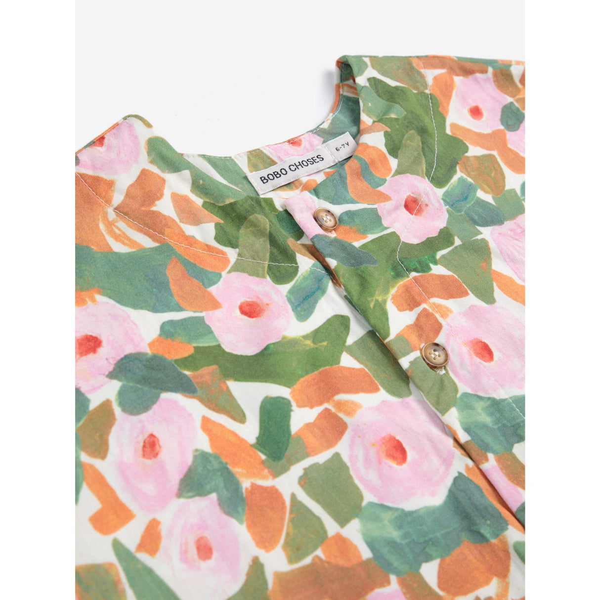 Bobo Choses Multicolor Floral All Over Woven Shirt