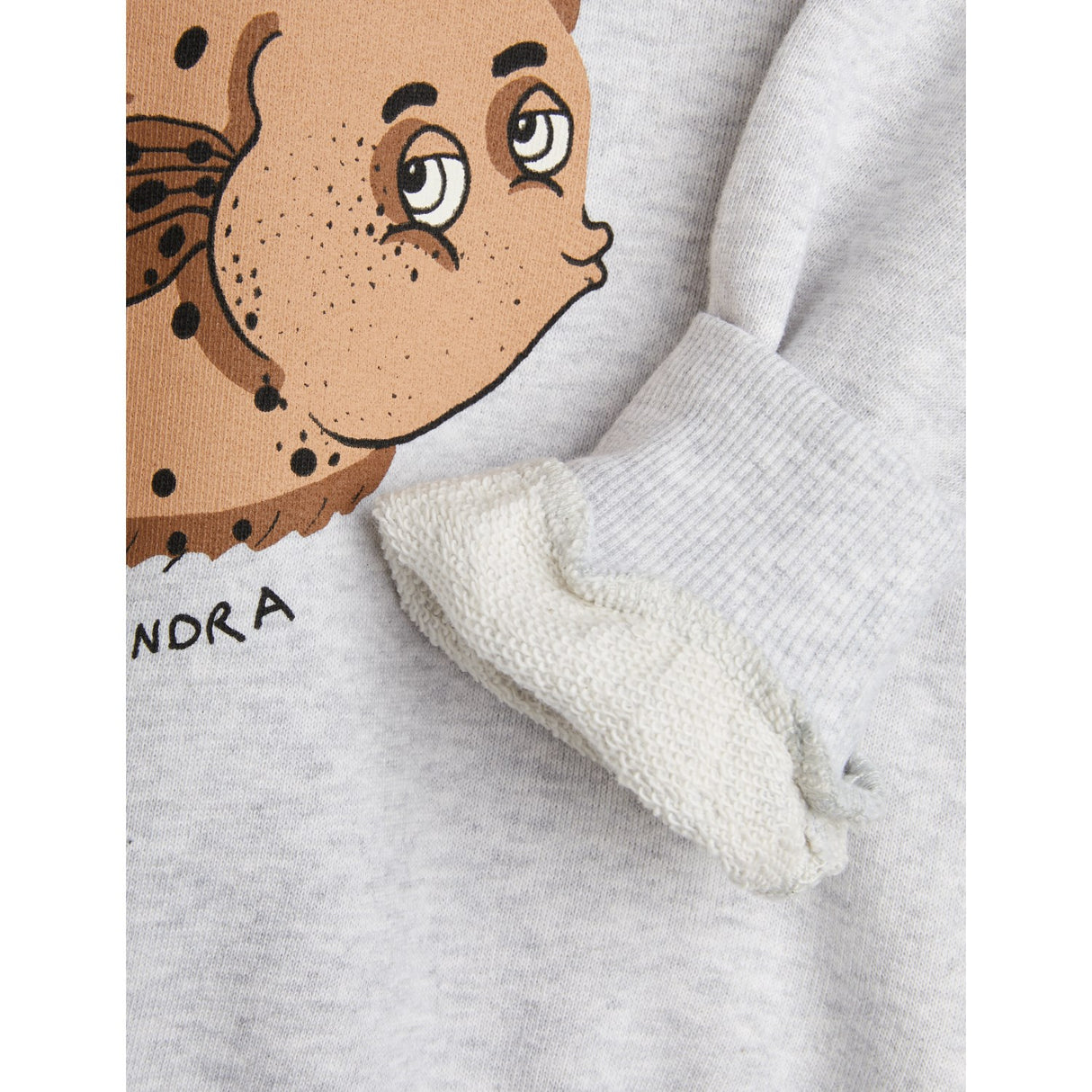 Mini Rodini Grey Melange Flundra Sweatshirt