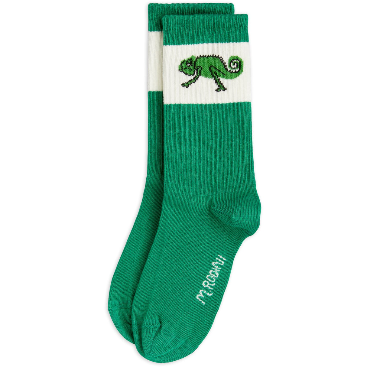 Mini Rodini Green Lizard 1-Pack Socks