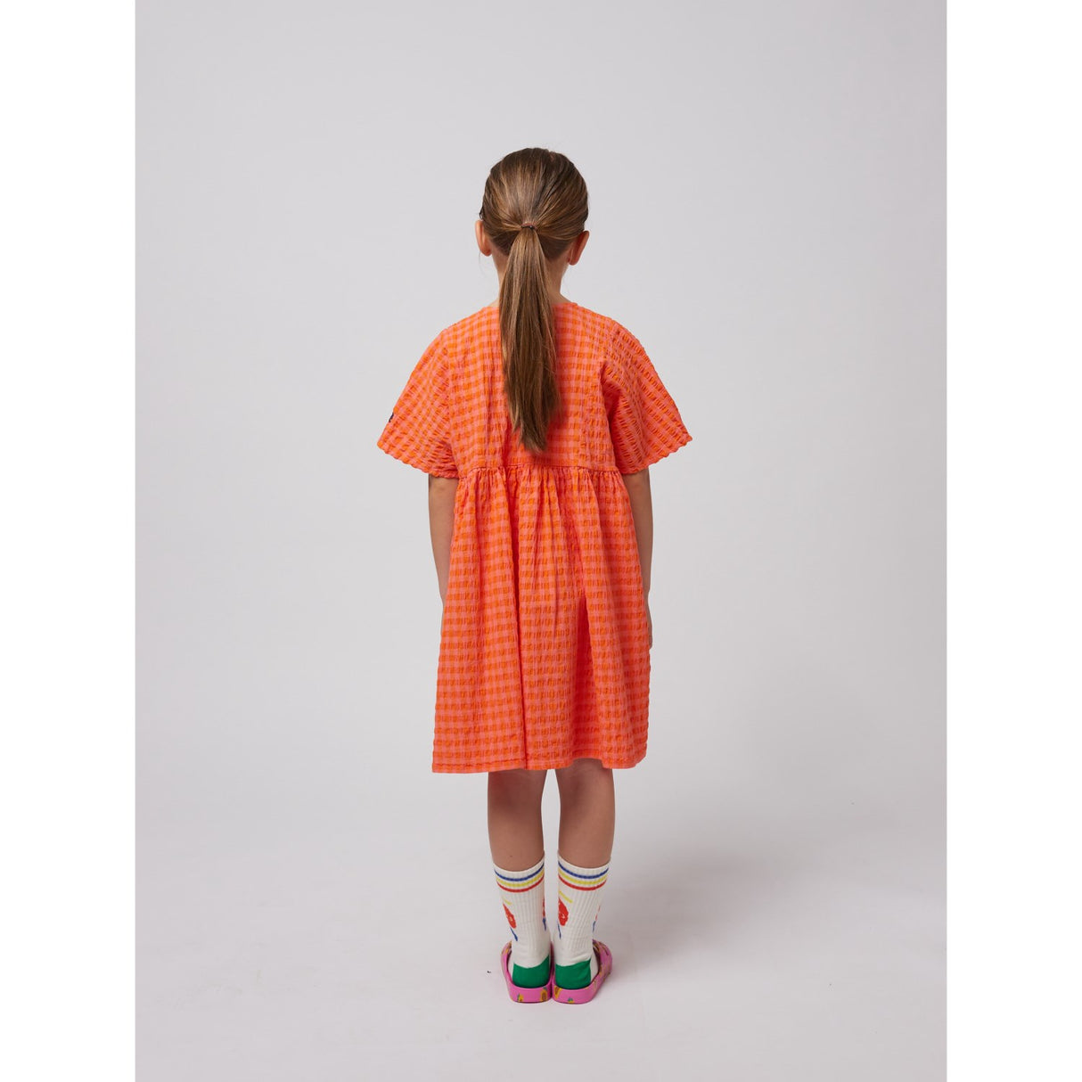 Bobo Choses Fuchsia Vichy Woven Dress