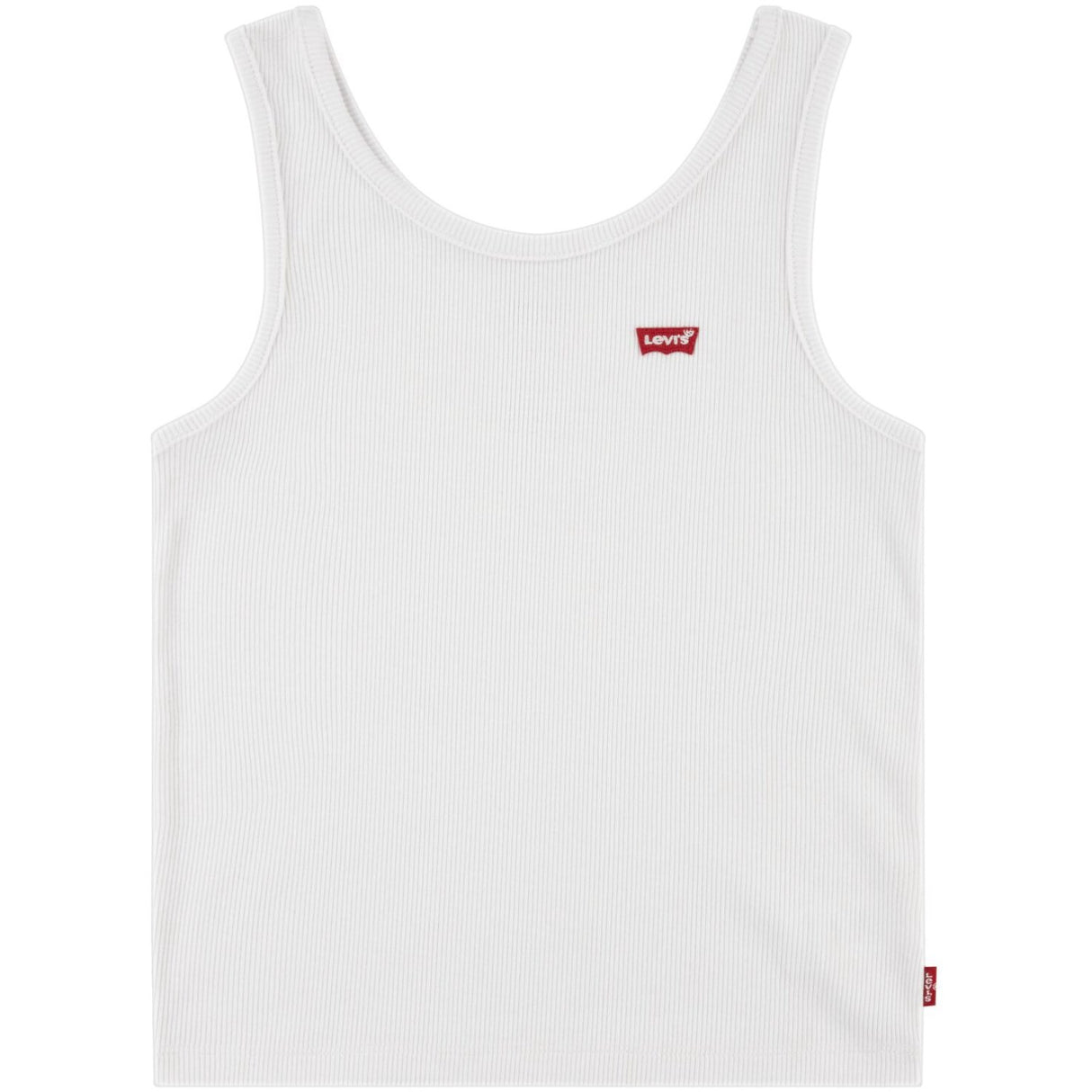 Levi's Bright White Lvg Meet And Greet Ribbed Tank Top