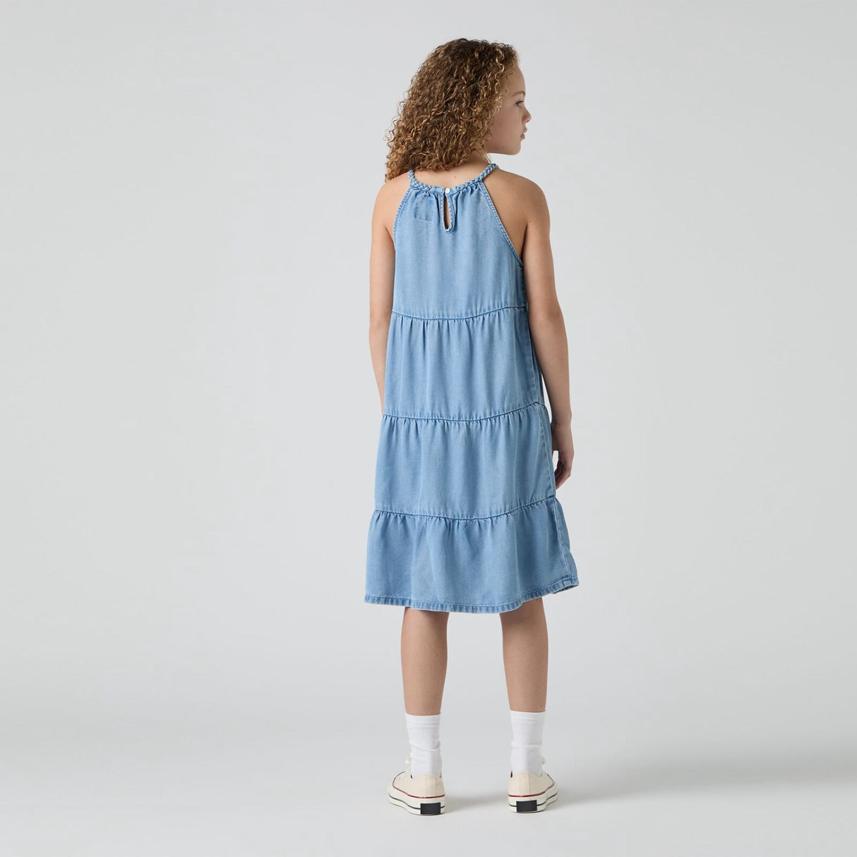 Levi's Hang Up Without Destruction Lvg Halter Tiered Dress