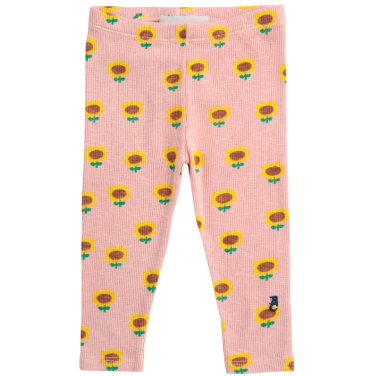 Bobo Choses Light Pink Sunflower All Over Leggings