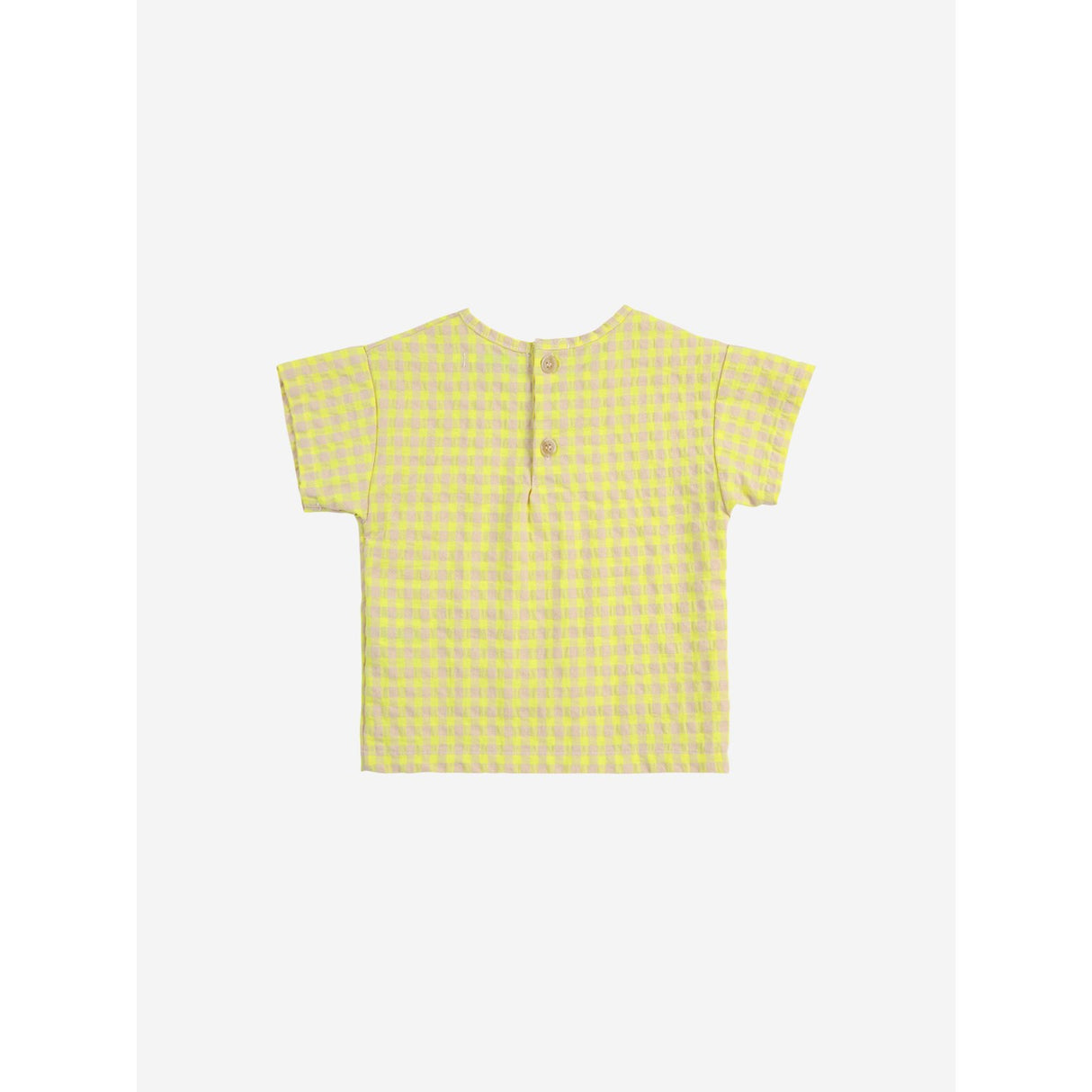 Bobo Choses Multicolor Vichy Woven T-shirt