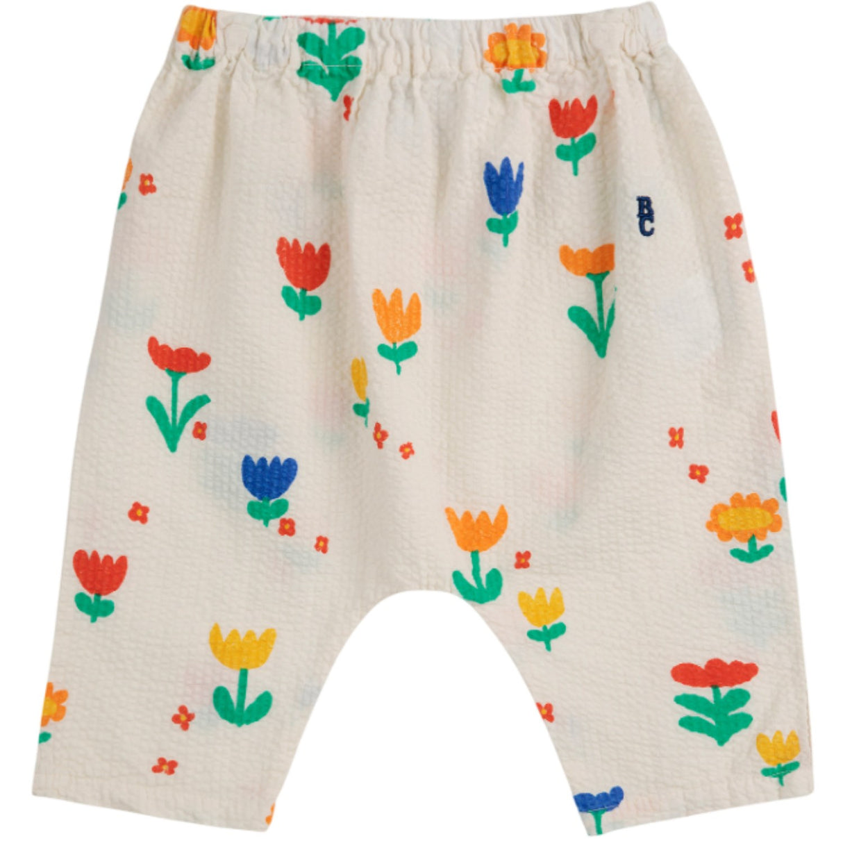 Bobo Choses Offwhite Garden Party All Over Woven Harem Pants