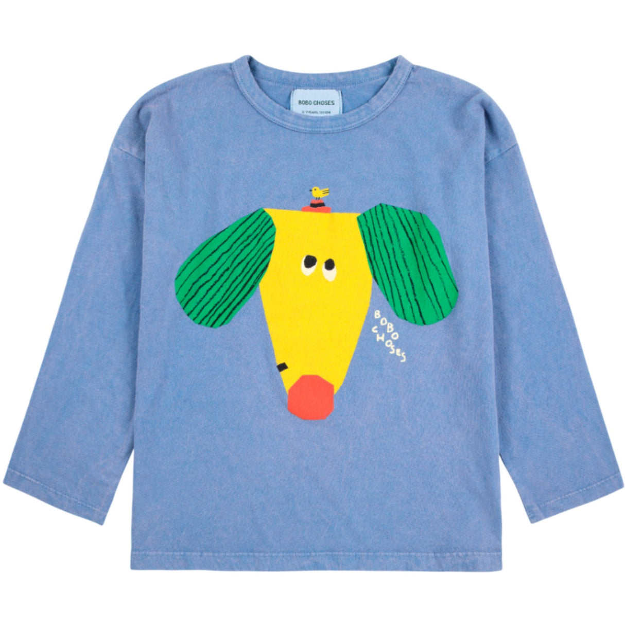 Bobo Choses Blue Happy Dog Blouse