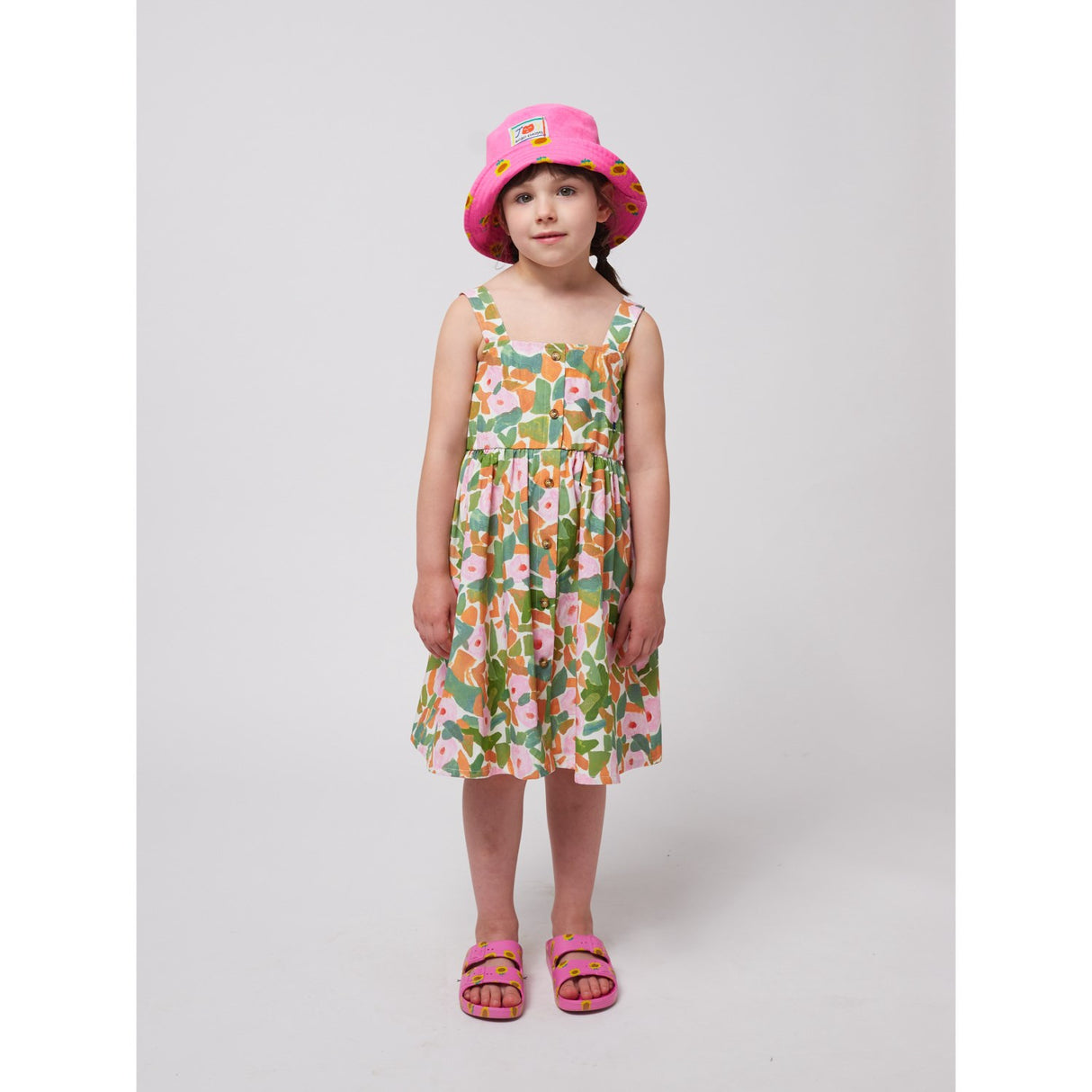 Bobo Choses Multicolor Floral Strap Dress