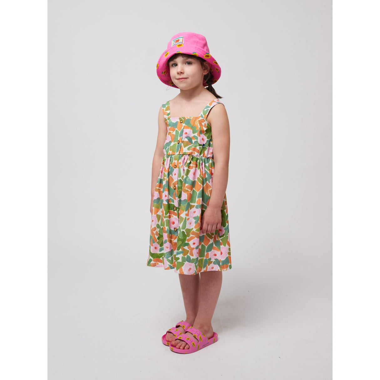 Bobo Choses Multicolor Floral Strap Dress