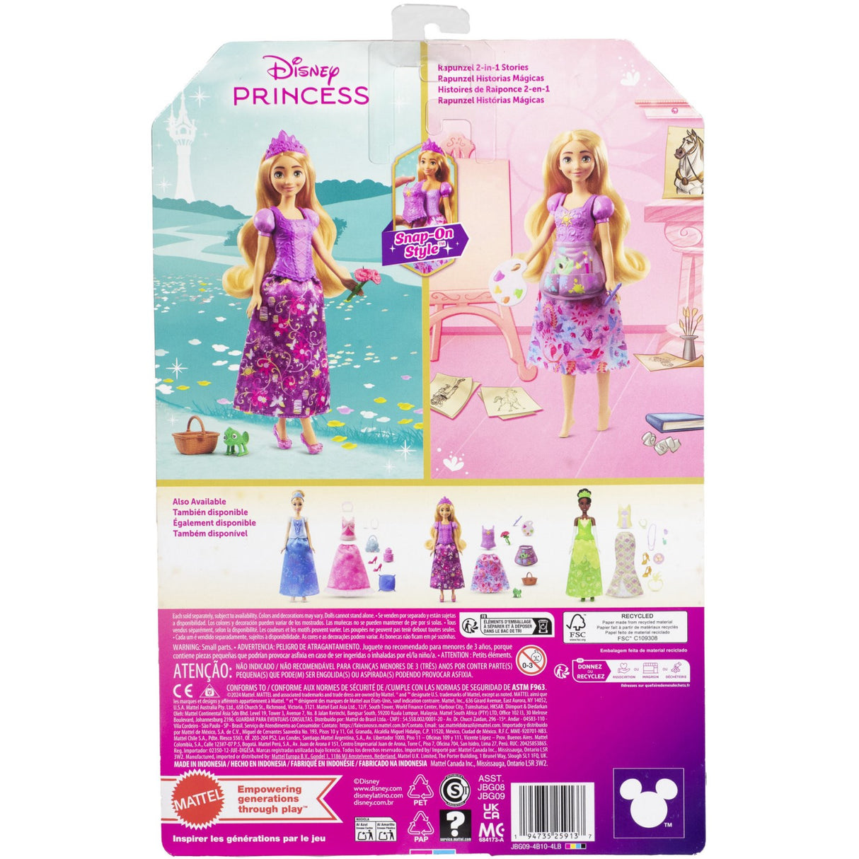 Disney Princess Eventyrfortællende Rapunzel Doll