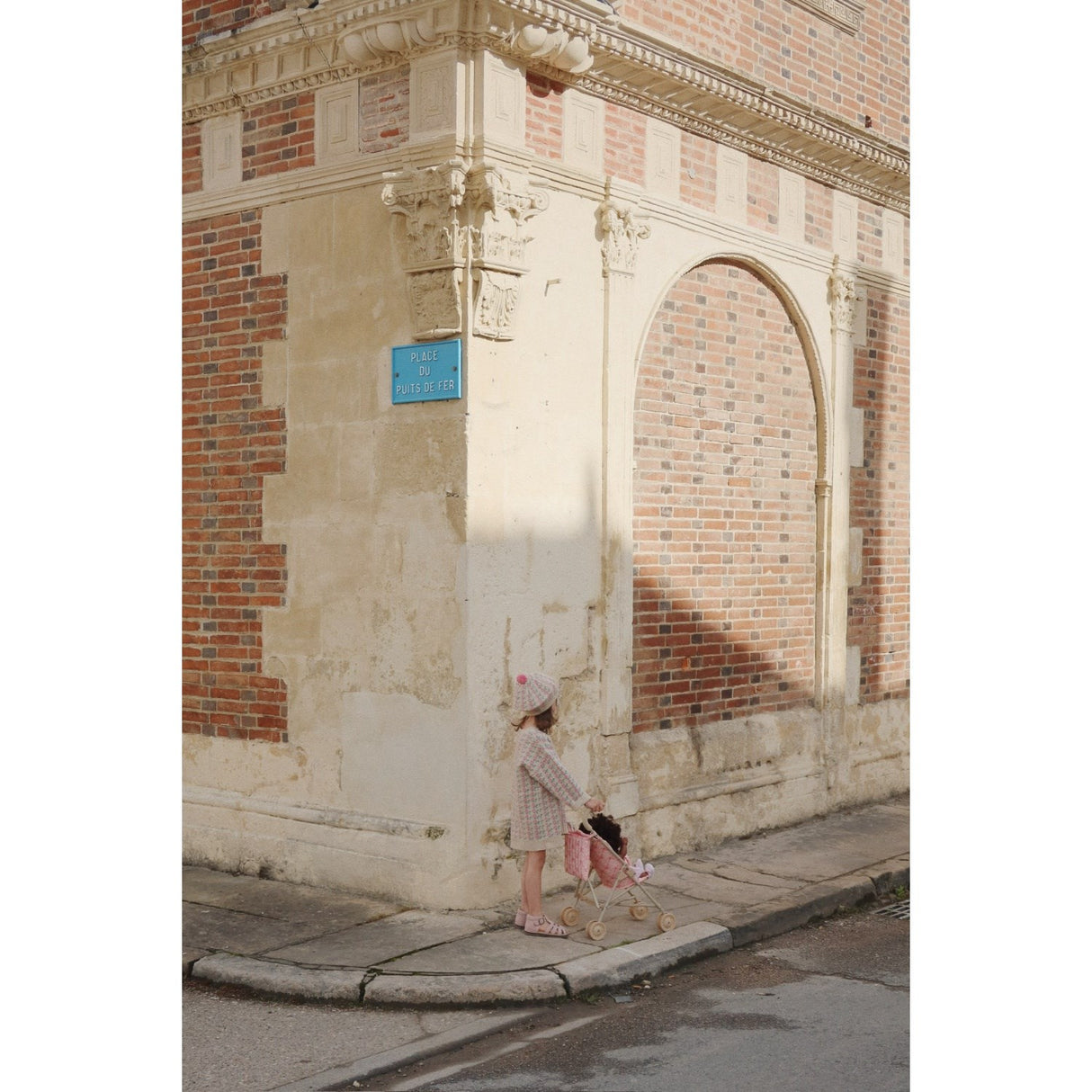 Konges Sløjd Lacy Pink Doll Stroller