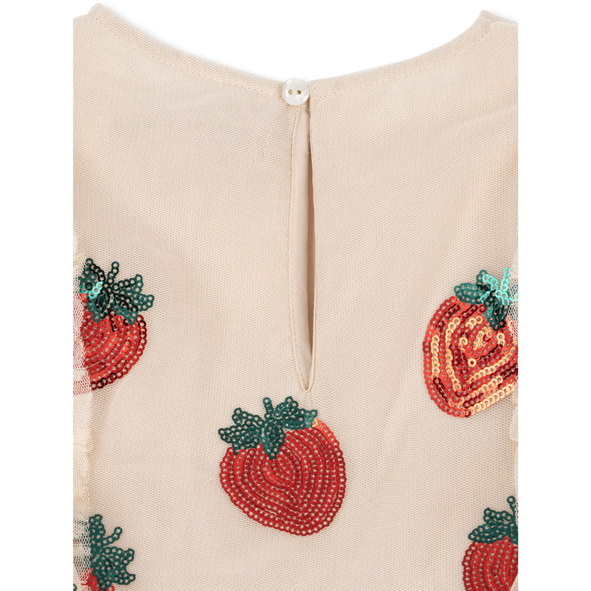Konges Sløjd Strawberry Yvonne Frill Dress