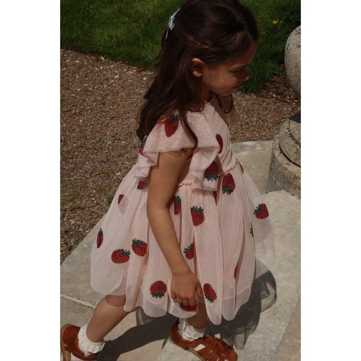 Konges Sløjd Strawberry Yvonne Frill Dress