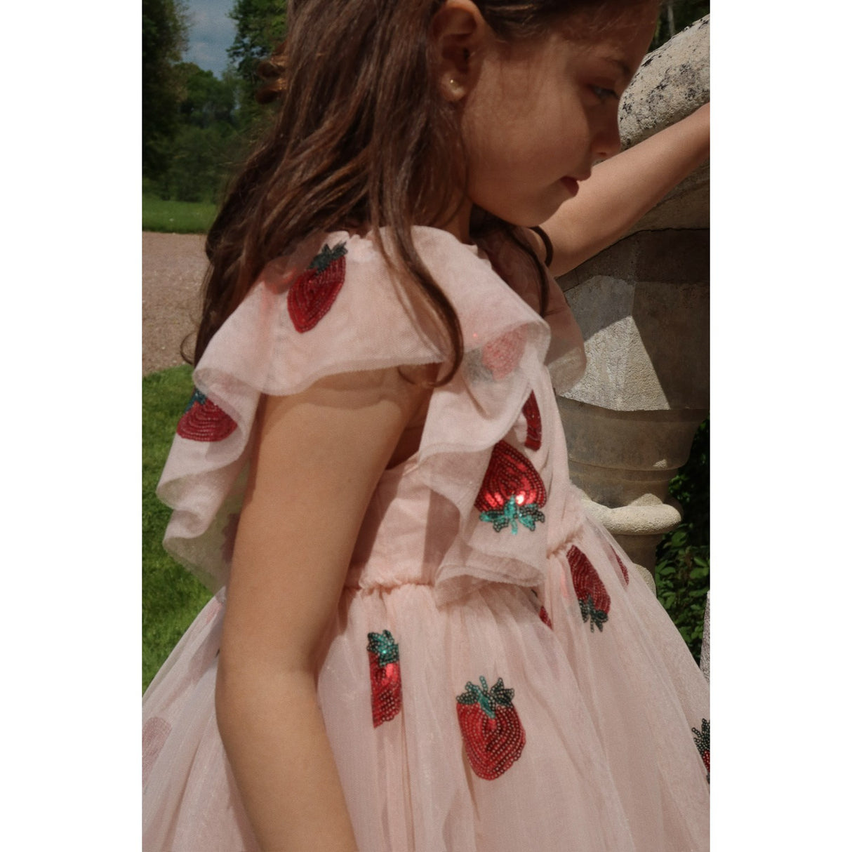 Konges Sløjd Strawberry Yvonne Frill Dress