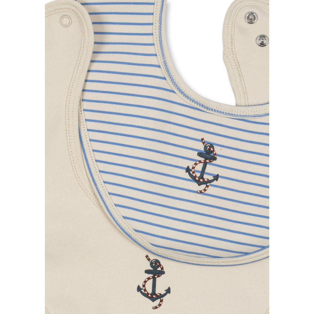 Konges Sløjd Stripe Provence Mix Basic 2 Pack Bib