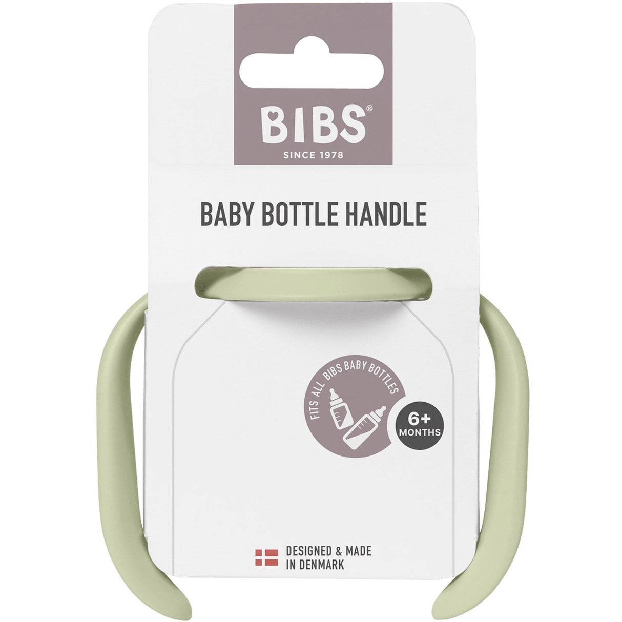 Bibs Sage Baby Bottle Handle
