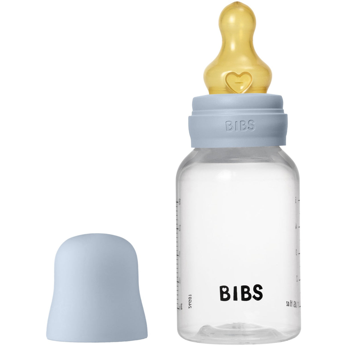 Bibs Baby Blue Bibs Baby Bottle Round Latex 1 Pack 150 ml Slow Flow