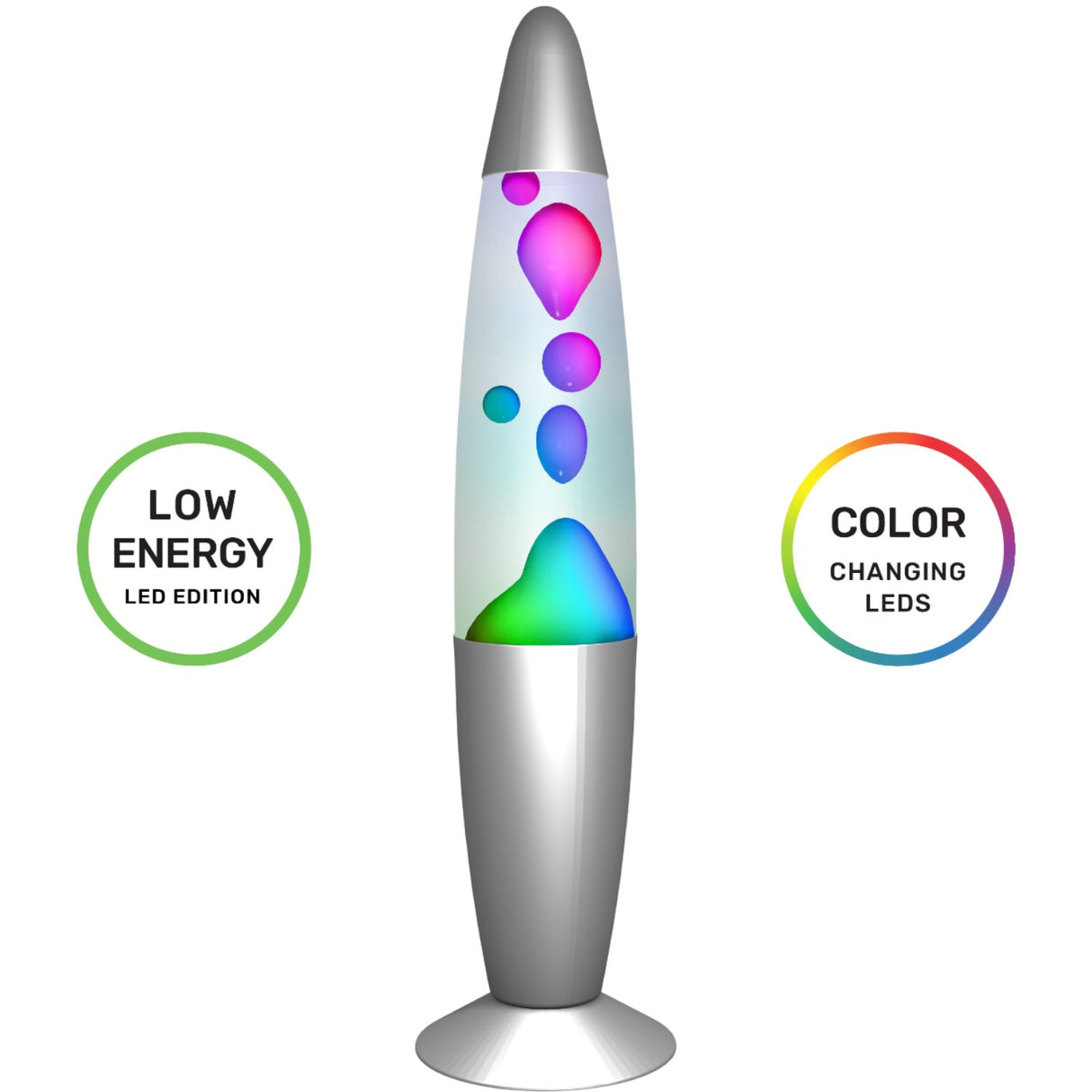 Party Funlight Lava Lamp - Multicolor H: 34cm