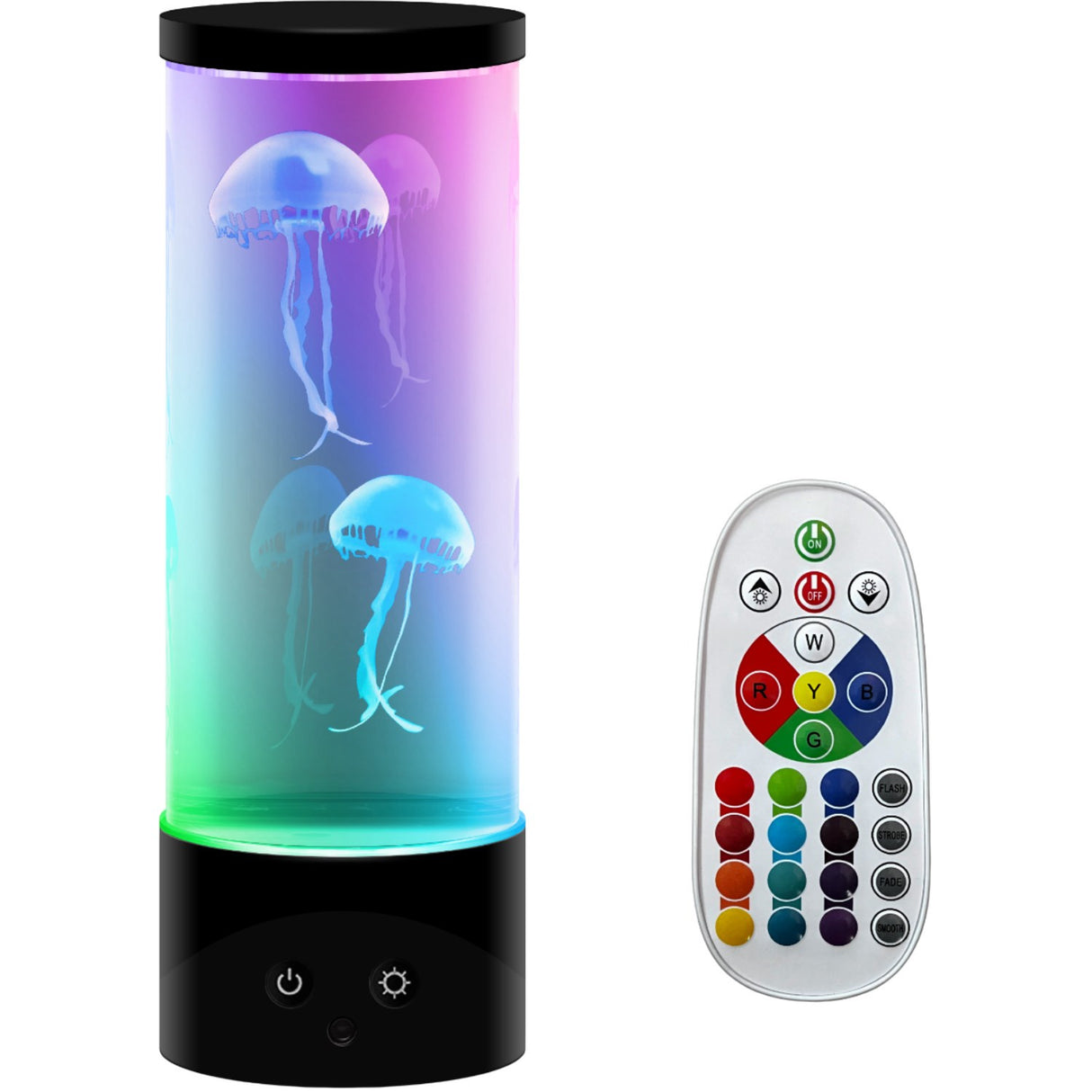 Party Funlight Jellyfish Lamp with Remote Control H: 30cm